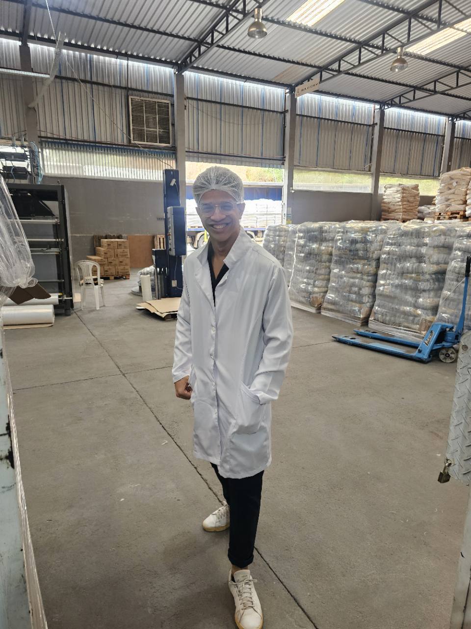 Registro da equipe na visita à Matinal Alimentos