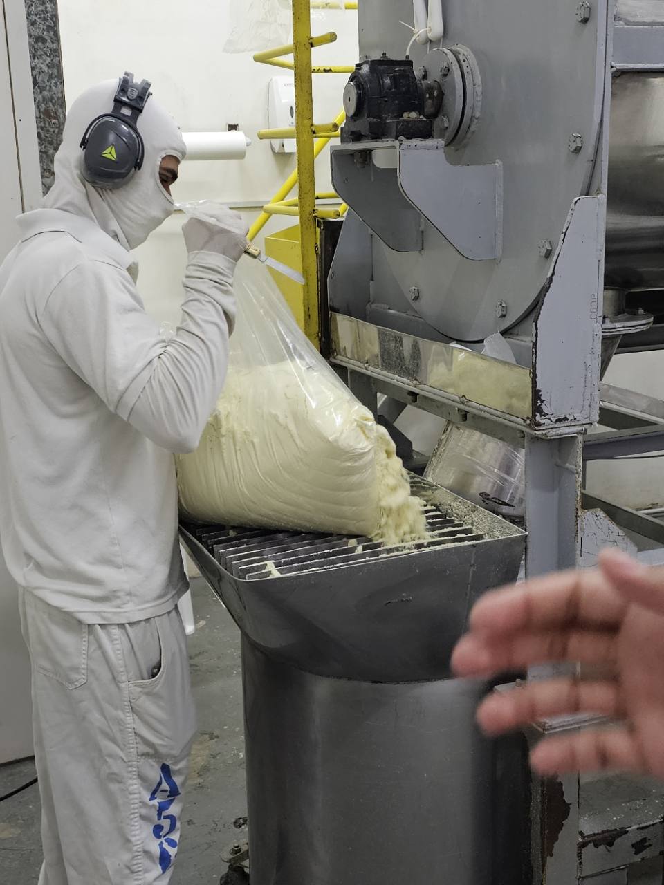Registro da operação industrial durante a visita à Matinal Alimentos